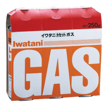 イワタニ　 カセットコンロ　ボンベ　カセットガス　３本組　ＣＢ－２５０－ＯＲ