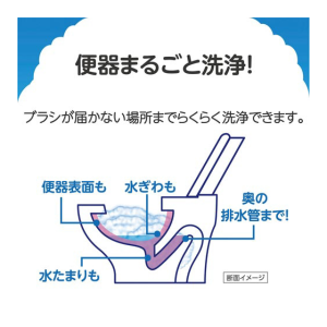 アース製薬 らくハピ　いれるだけバブルーン　トイレボウル　トイレ洗剤