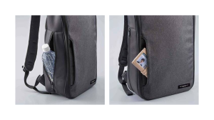 カウネット ノートＰＣを衝撃から守るバッグインバッグ付きビジネスリュック　ダークグレー