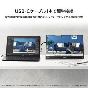 ＡＳＵＳ １５．６型ＩＰＳパネル搭載液晶モニター