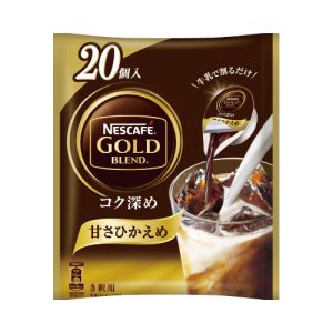 ネスレ日本 ネスカフェ　コク深めポーション甘さひかえめ　アイスコーヒー　ポーション